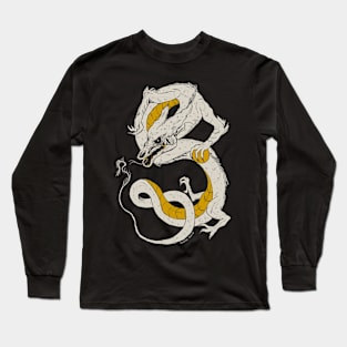 Golden Kin Dragon Long Sleeve T-Shirt